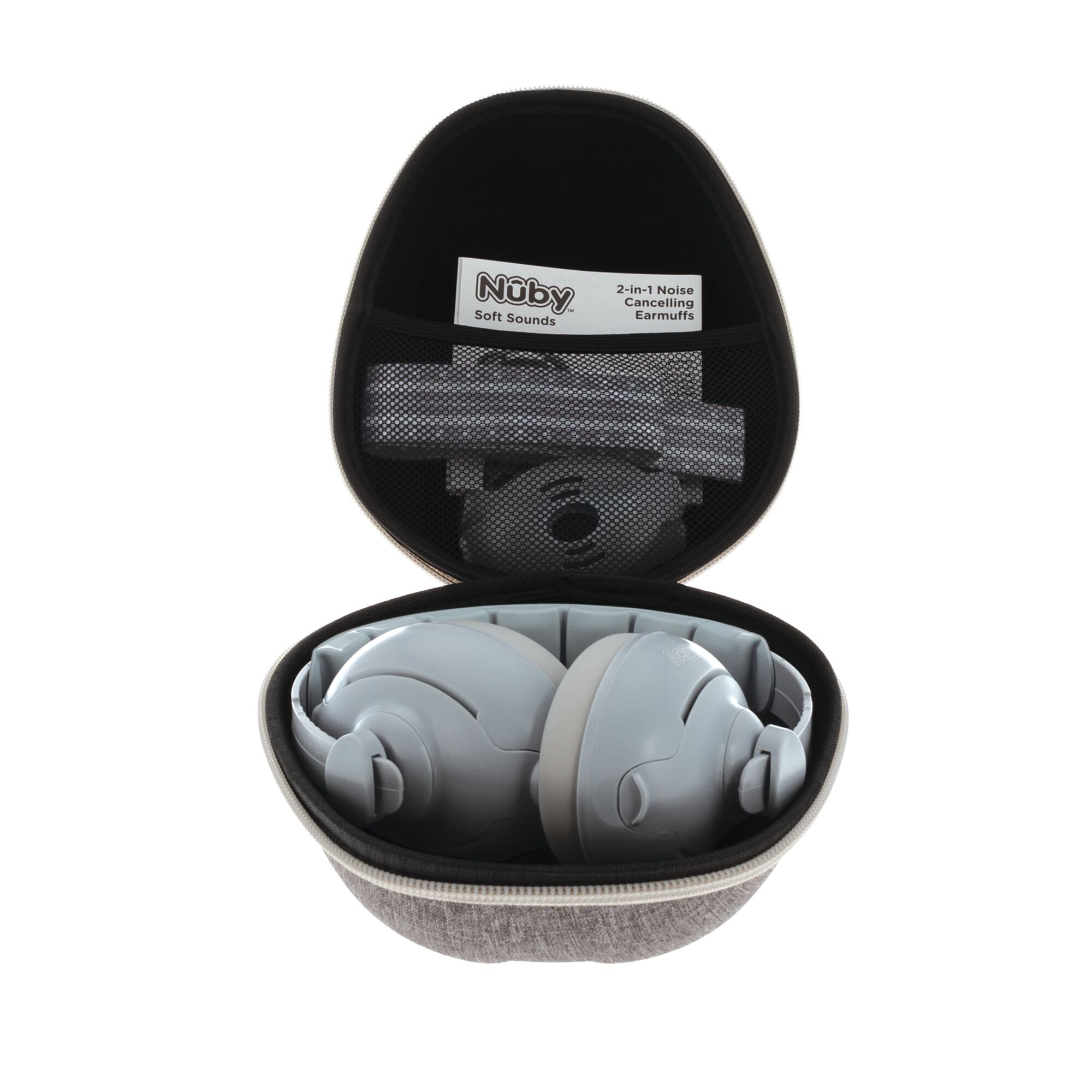 Soft Sounds 2-in-1 Noise Cancelling Earmuffs | Grey (FZI0)