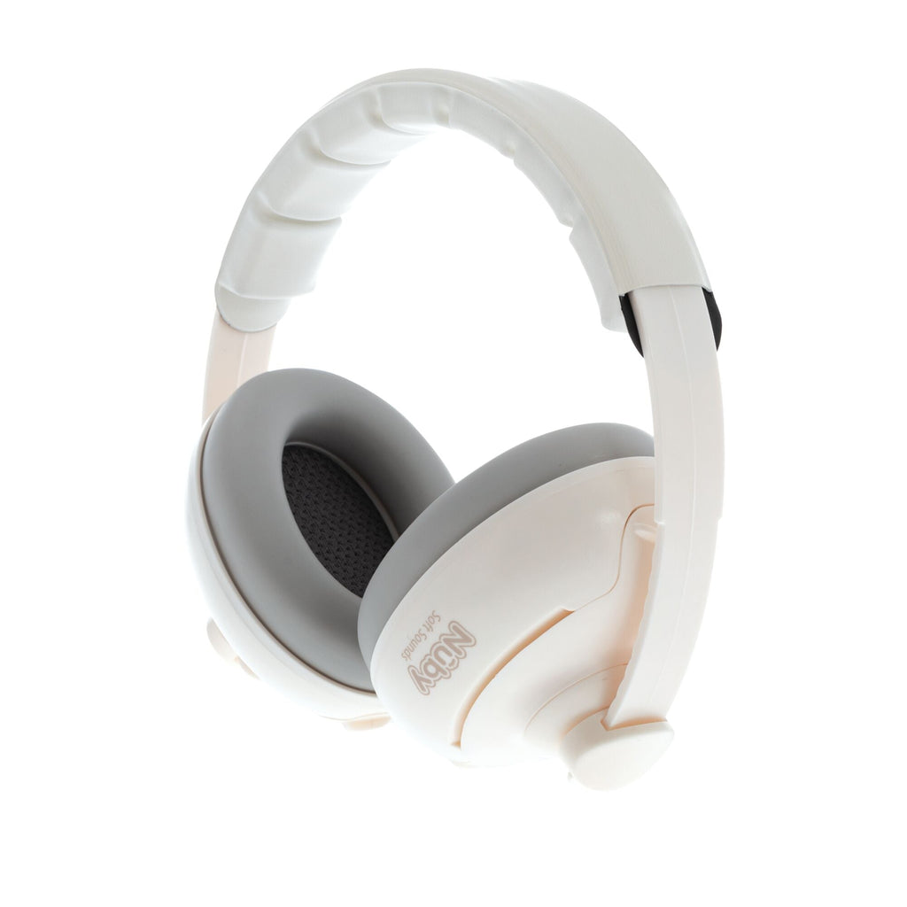 Soft Sounds 2-in-1 Noise Cancelling Earmuffs | White (AA02)
