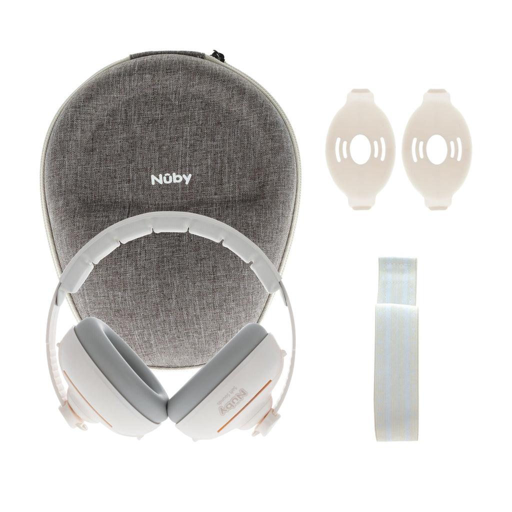 Soft Sounds 2-in-1 Noise Cancelling Earmuffs | White (AA02)