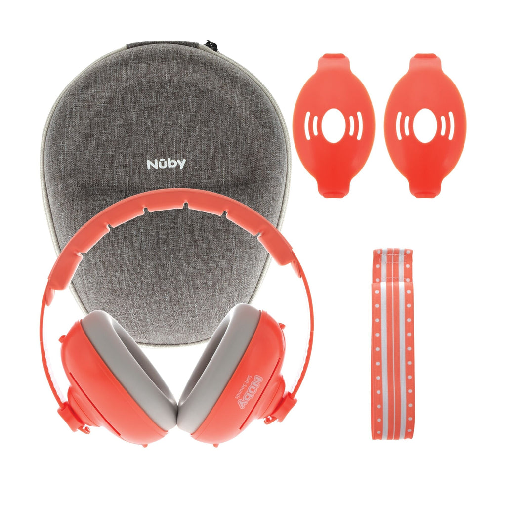 Soft Sounds 2-in-1 Noise Cancelling Earmuffs | Orange (0N68)