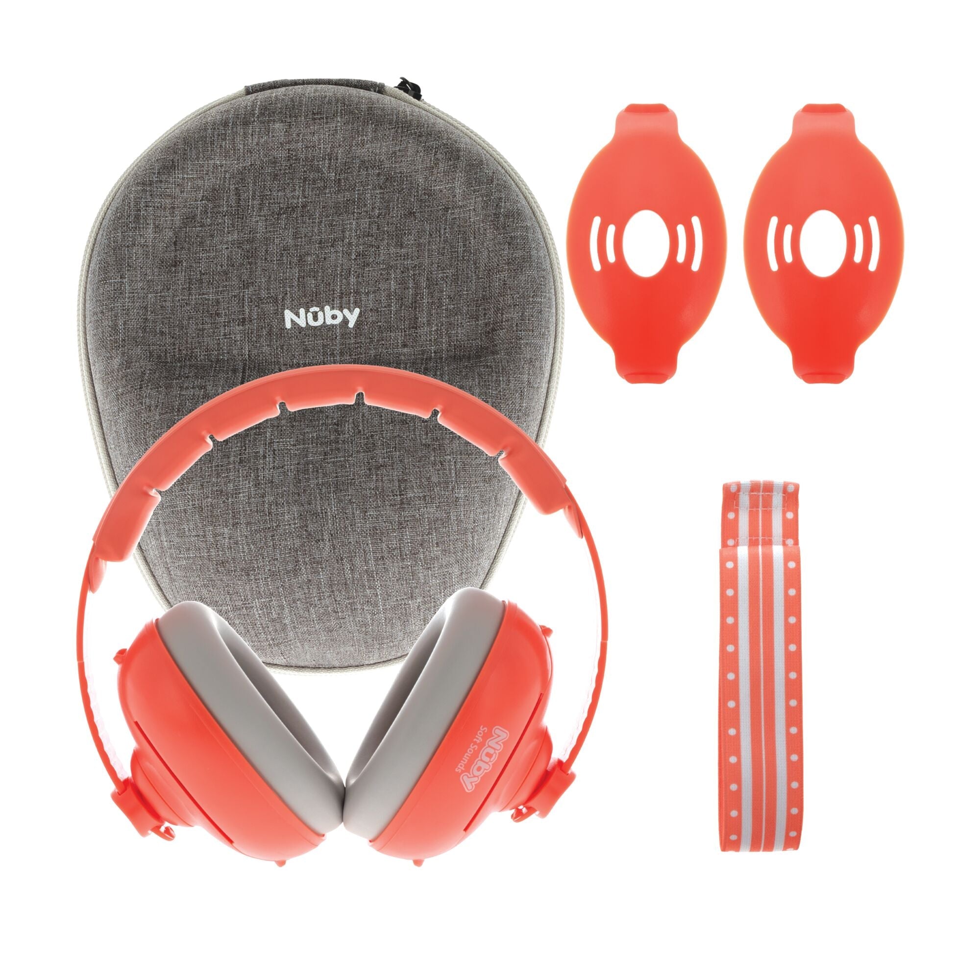Soft Sounds 2-in-1 Noise Cancelling Earmuffs | Orange (0N68)