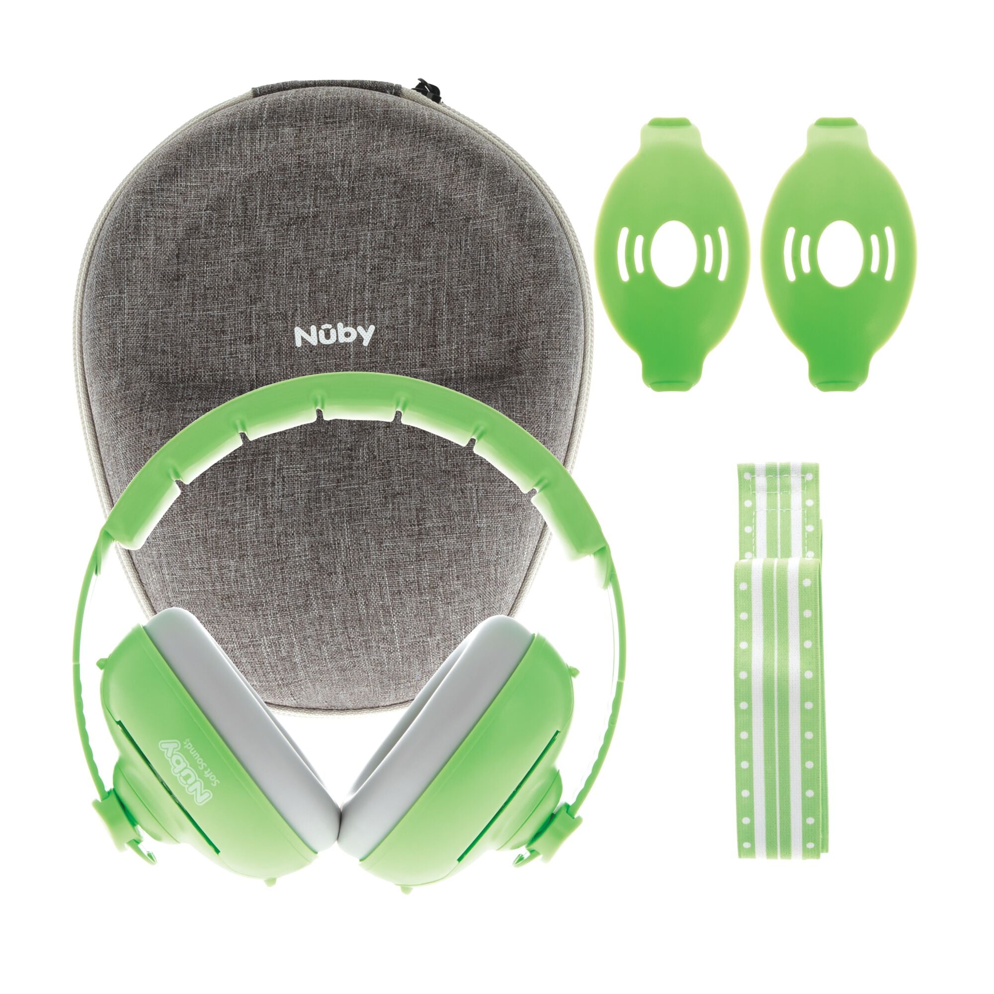 Soft Sounds 2-in-1 Noise Cancelling Earmuffs | Green (XZVI)