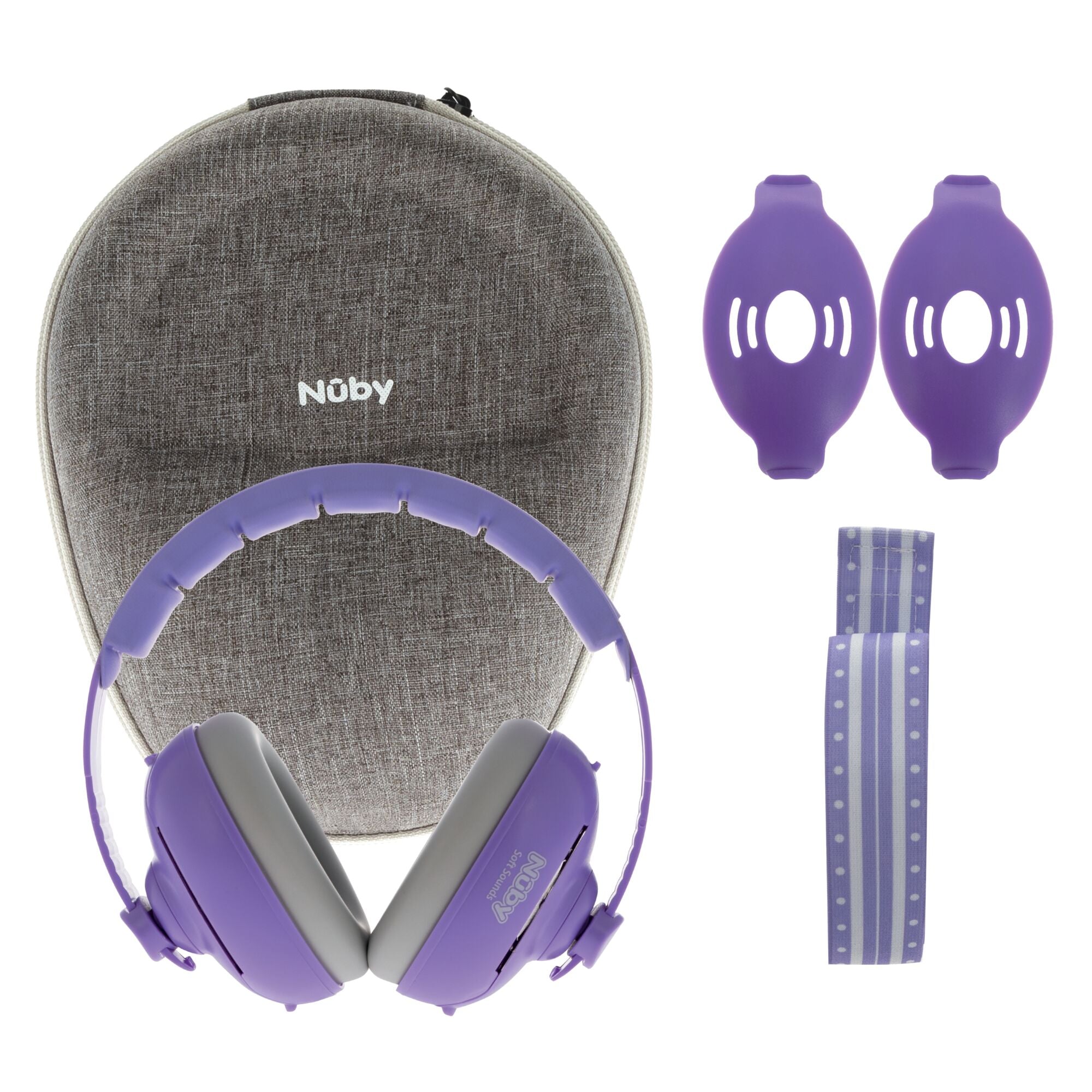 Soft Sounds 2-in-1 Noise Cancelling Earmuffs | Purple (1GDC)
