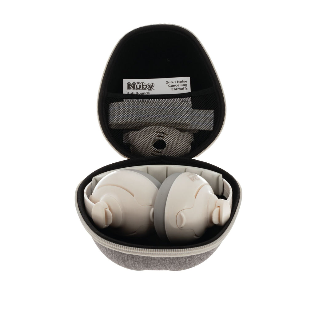 Soft Sounds 2-in-1 Noise Cancelling Earmuffs | White (AA02)