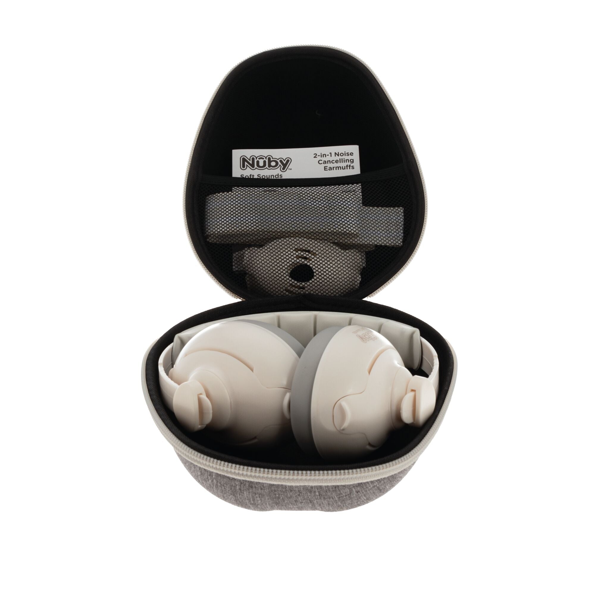 Soft Sounds 2-in-1 Noise Cancelling Earmuffs | White (AA02)