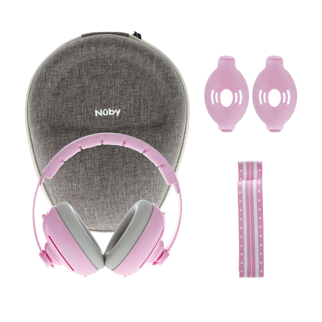 Soft Sounds 2-in-1 Noise Cancelling Earmuffs | Pink (XF6D)