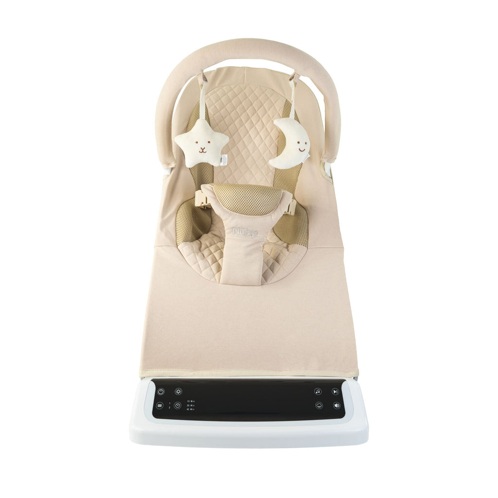 Deluxe Baby Bouncer Seat | Khaki (QXMN)