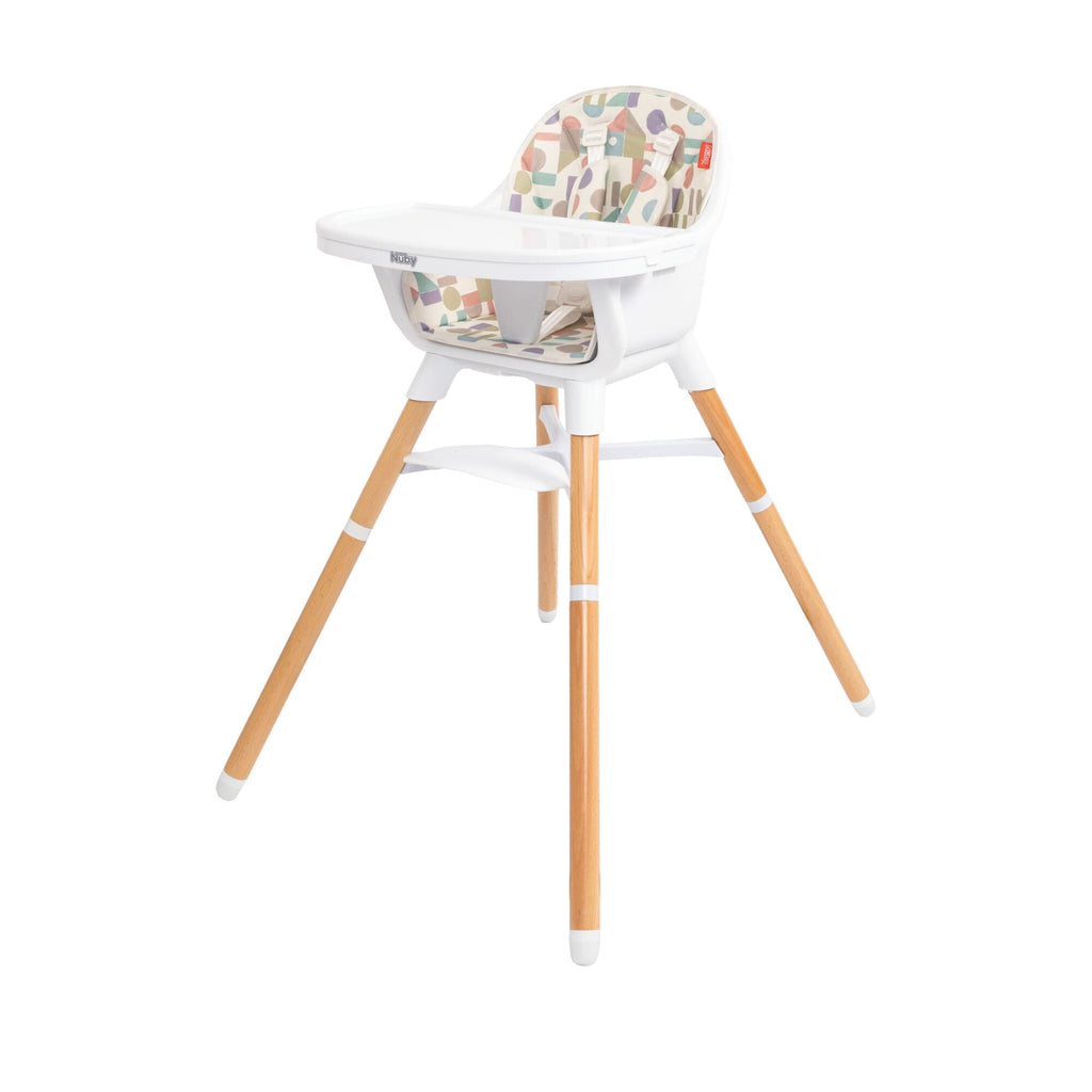 4-in-1 Multi-Use High Chair | White Geometrics (S81R)