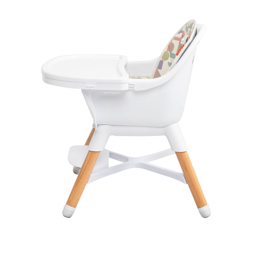 4-in-1 Multi-Use High Chair | White Geometrics (S81R)