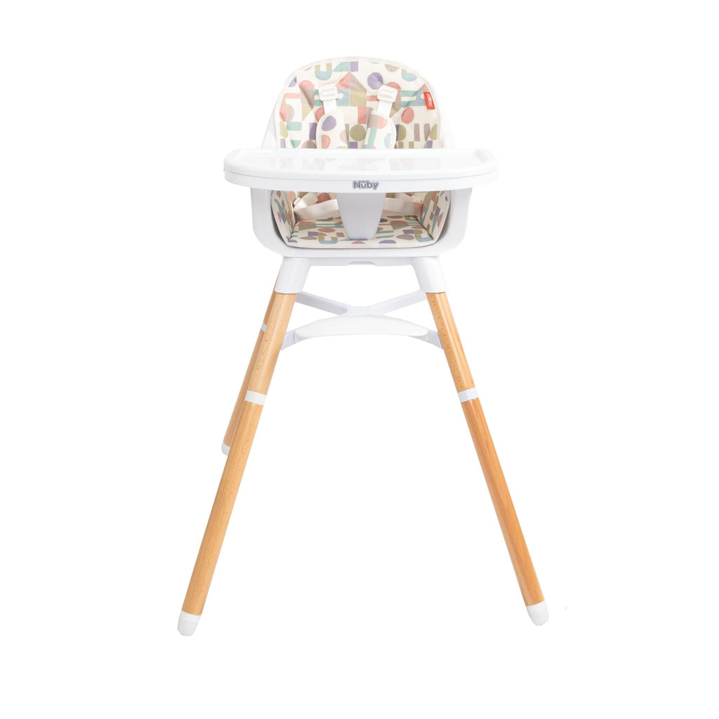 4-in-1 Multi-Use High Chair | White Geometrics (S81R)