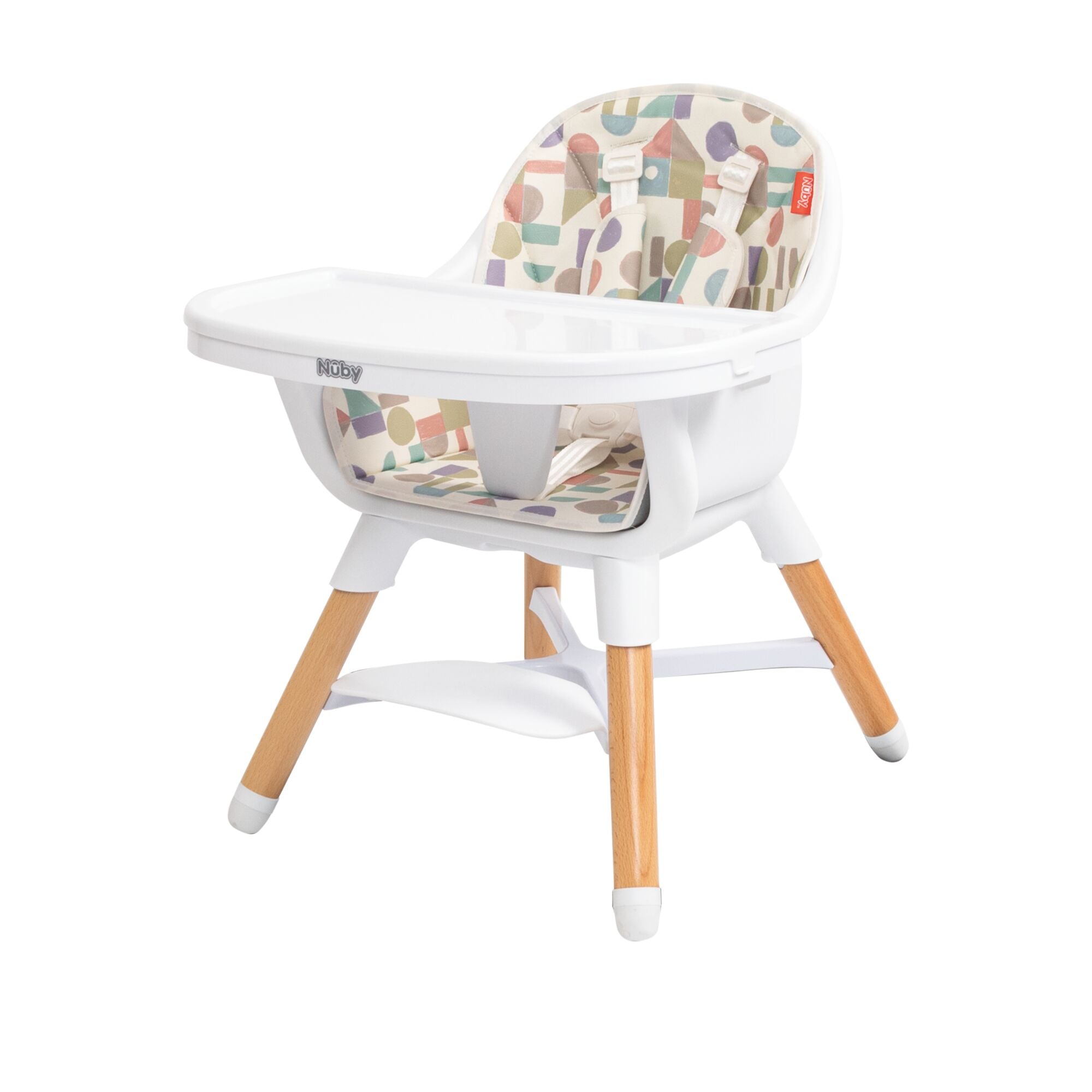 4-in-1 Multi-Use High Chair | White Geometrics (S81R)