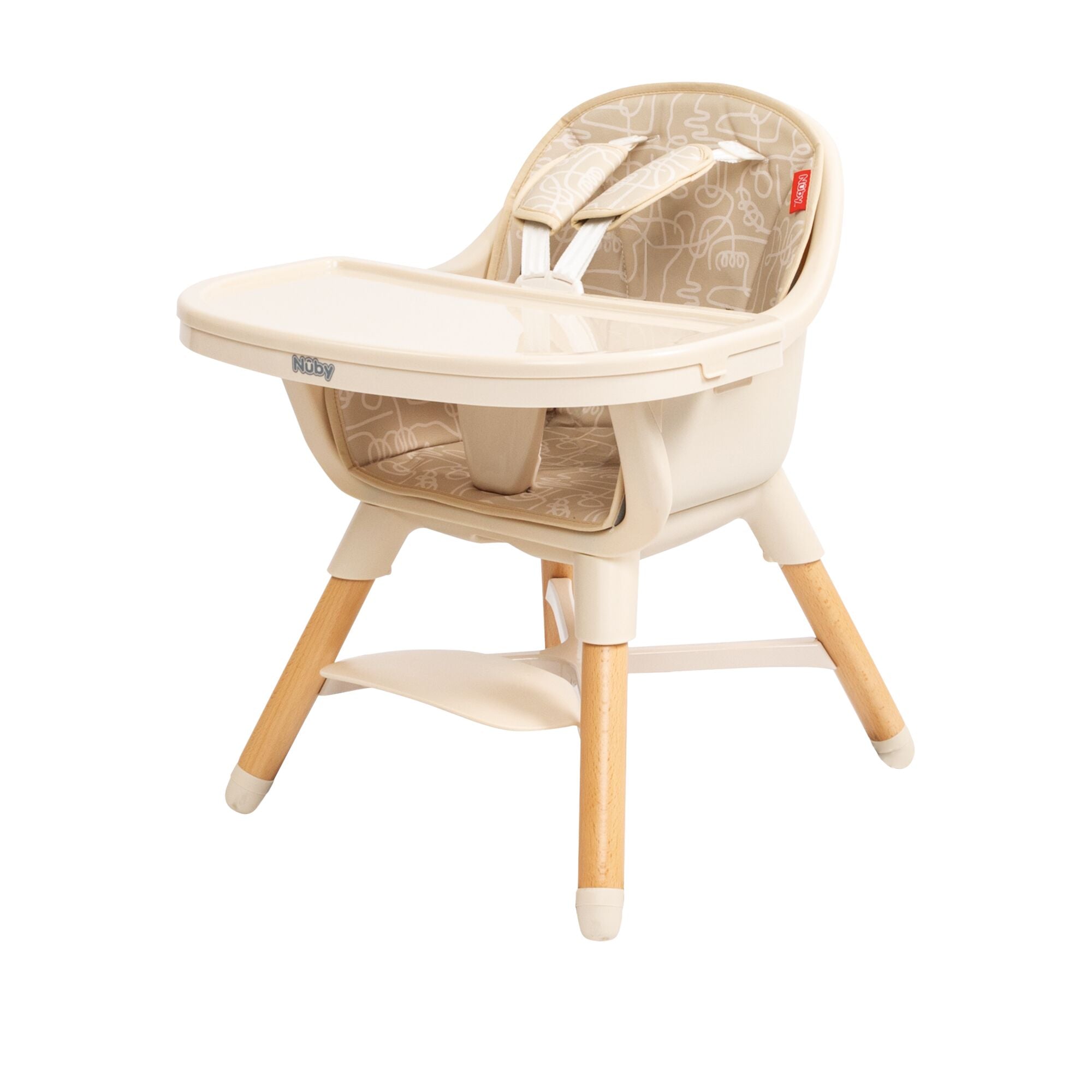 4-in-1 Multi-Use High Chair | Beige Lines (CSEV)