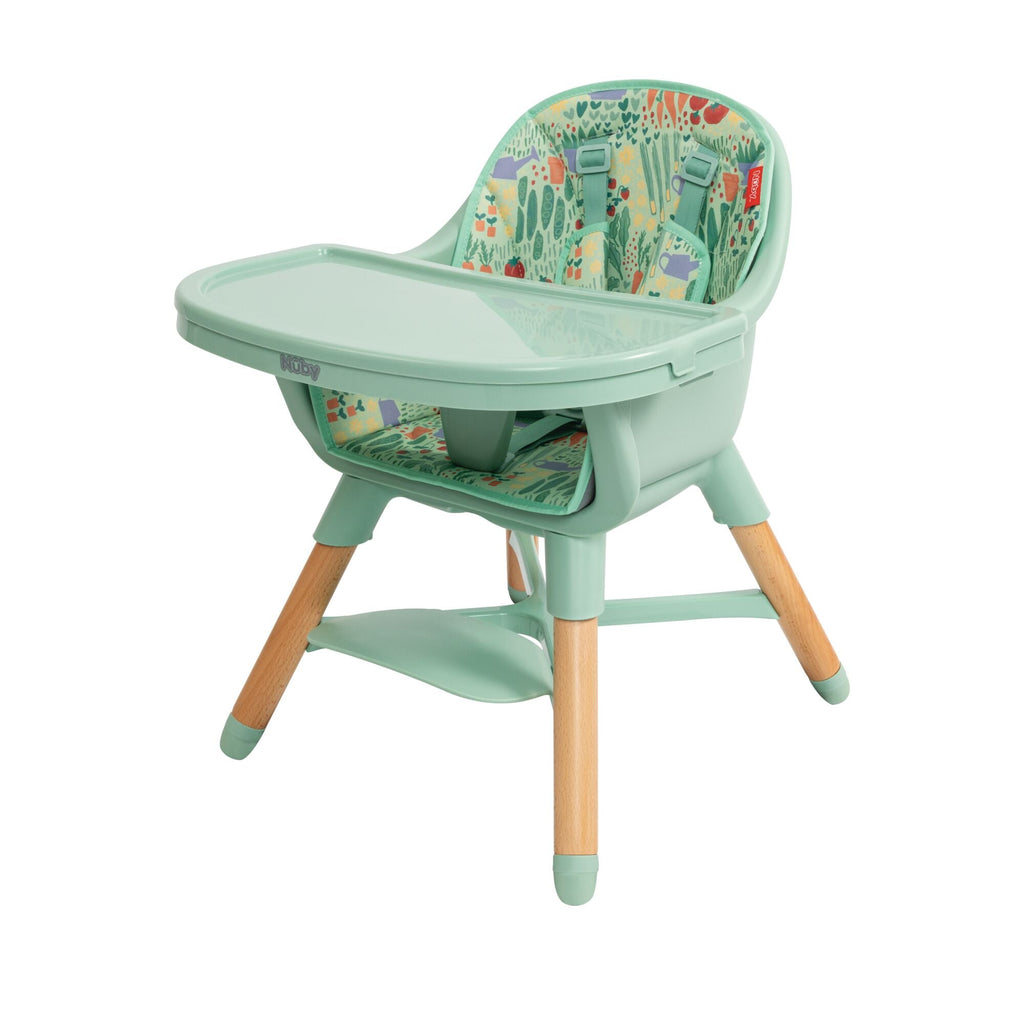 4-in-1 Multi-Use High Chair | Green Garden (848P)