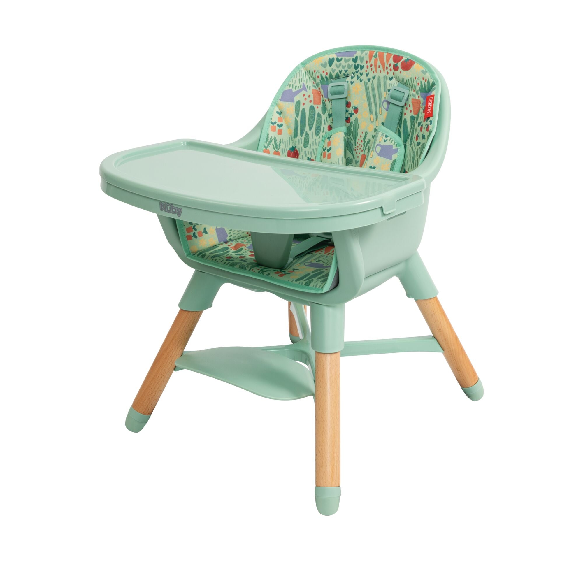 4-in-1 Multi-Use High Chair | Green Garden (848P)