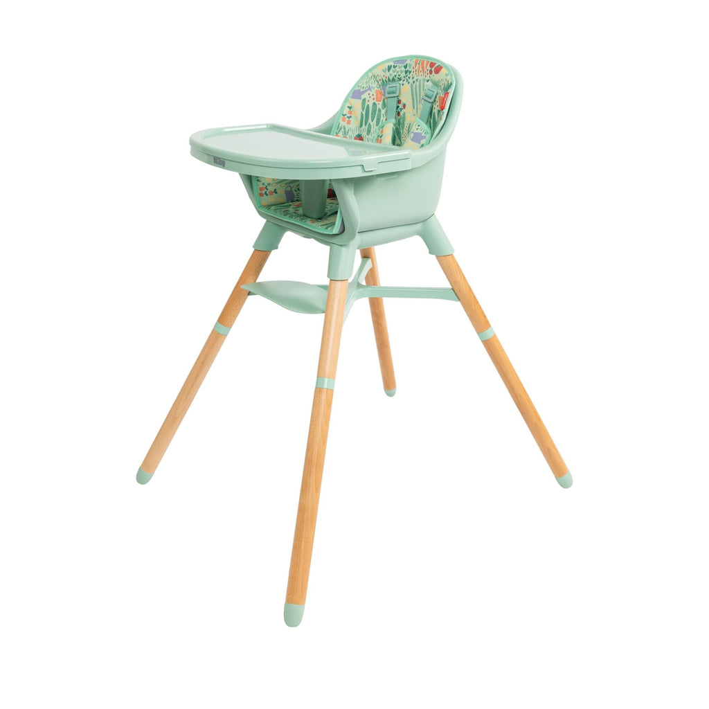 4-in-1 Multi-Use High Chair | Green Garden (848P)