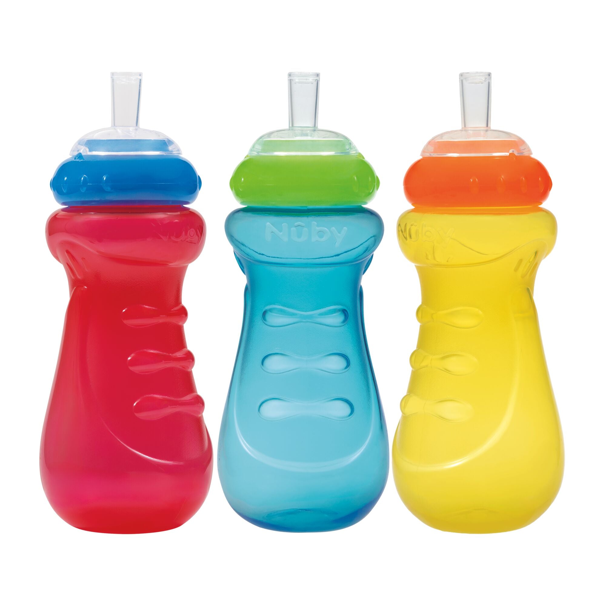 Sports Sipper Cup (3 Pack) | Red / Blue / Yellow (J4K2)