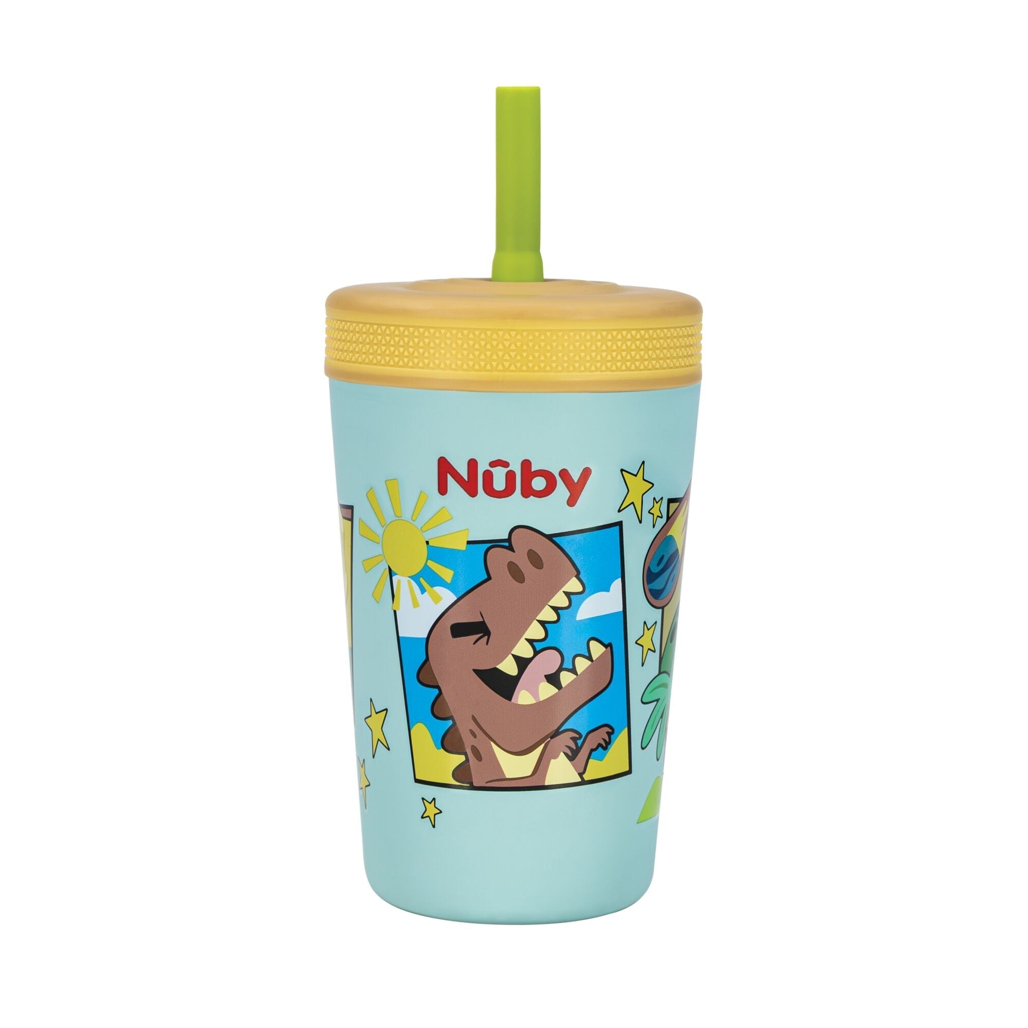 Thirsty Kids Flexstraw Stainless Steel Cup | Dinosaurs (O6OW)