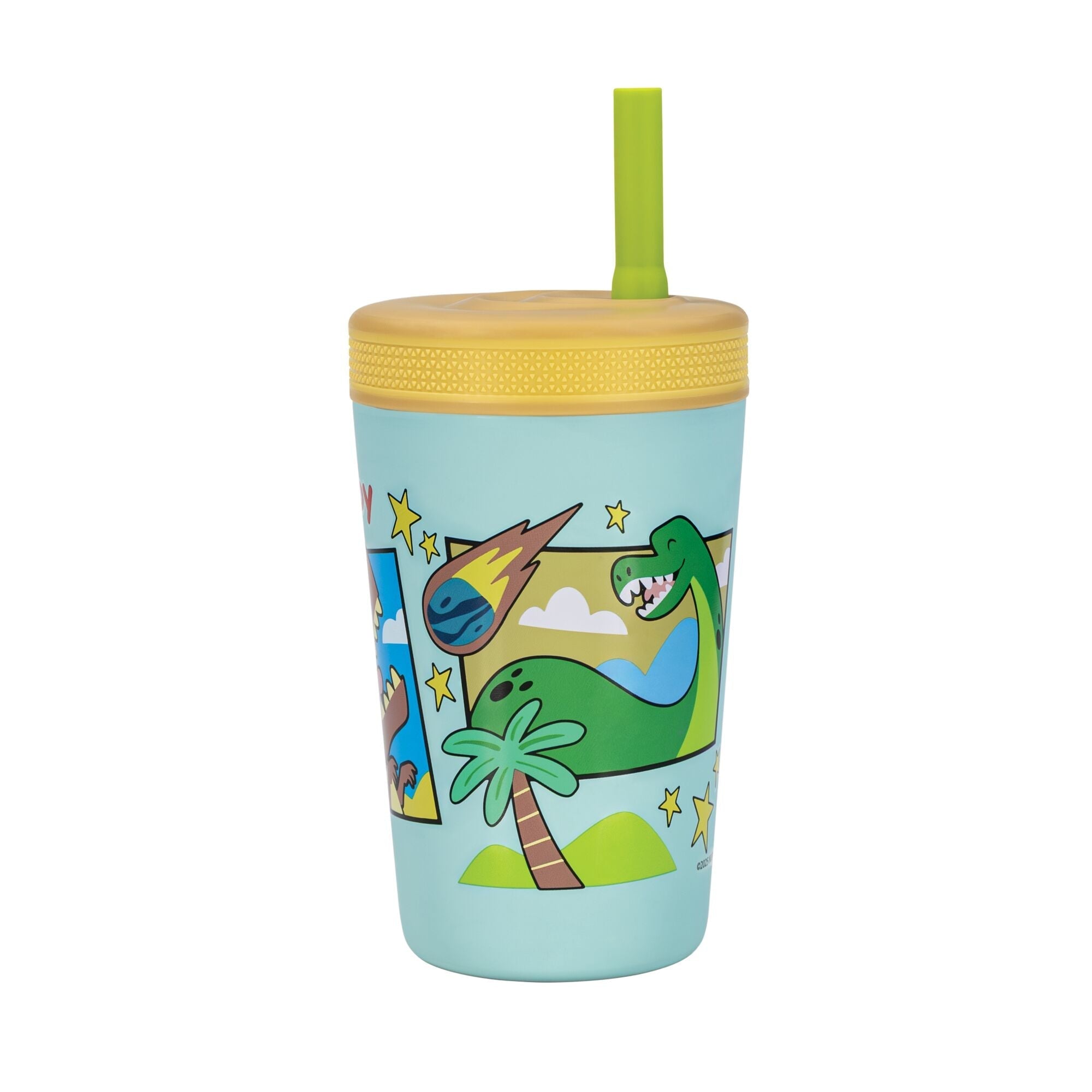 Thirsty Kids Flexstraw Stainless Steel Cup | Dinosaurs (O6OW)