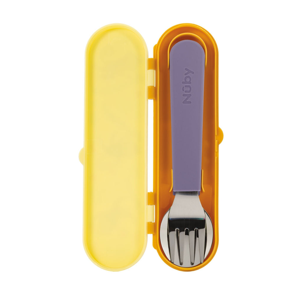 Stainless Steel Toddler Utensil Set | Monkey (59EI)