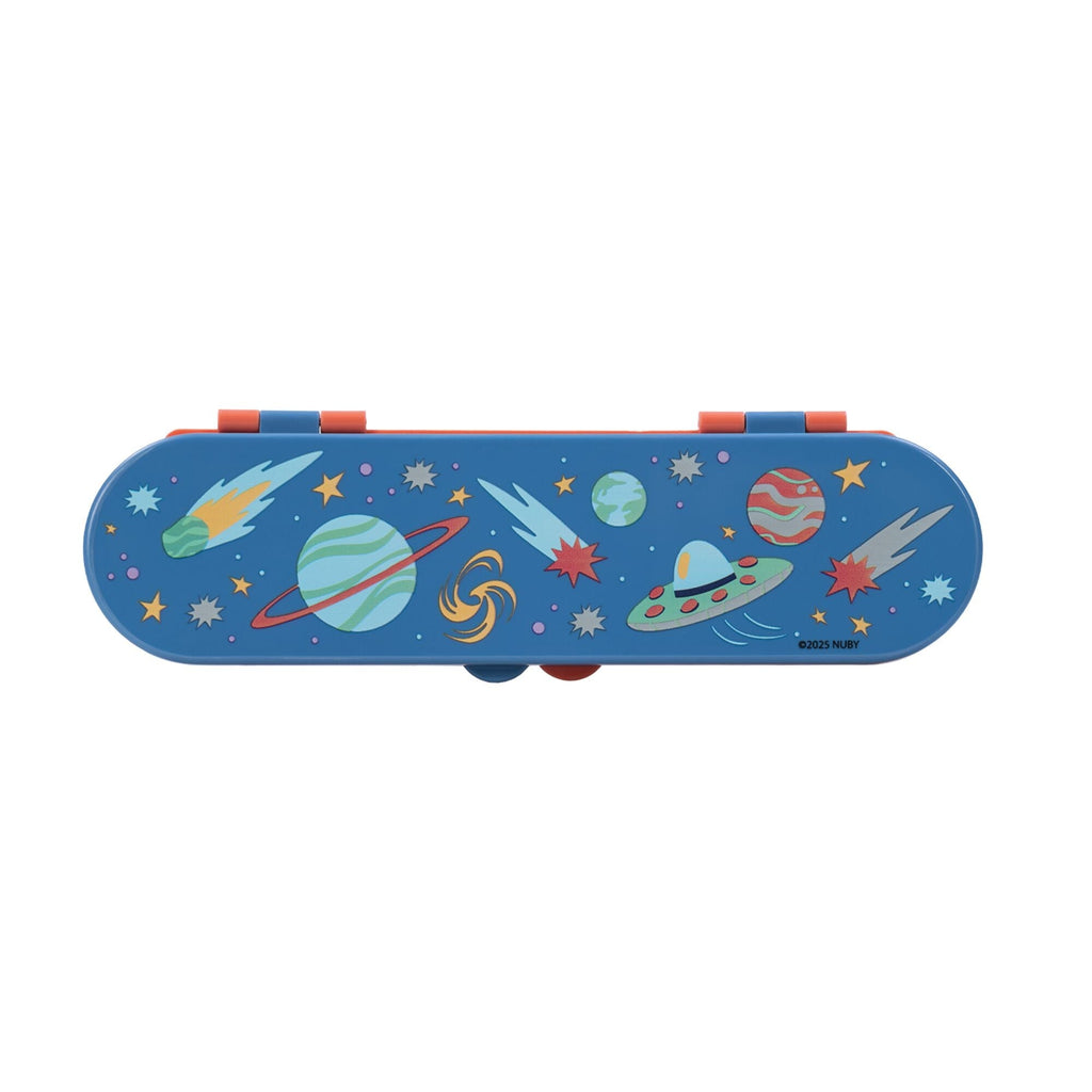 Stainless Steel Toddler Utensil Set | Outer Space (2EBY)