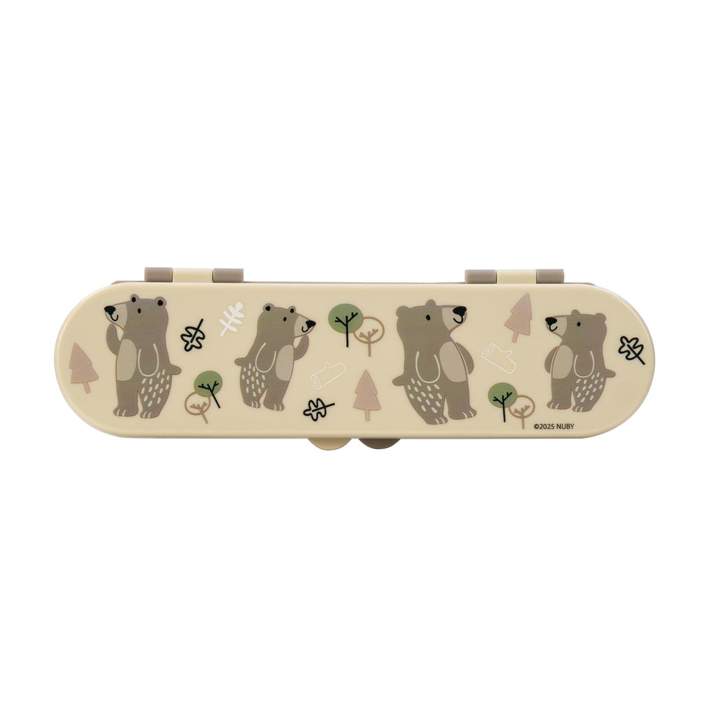 Stainless Steel Toddler Utensil Set | Forest Bears (T23N)