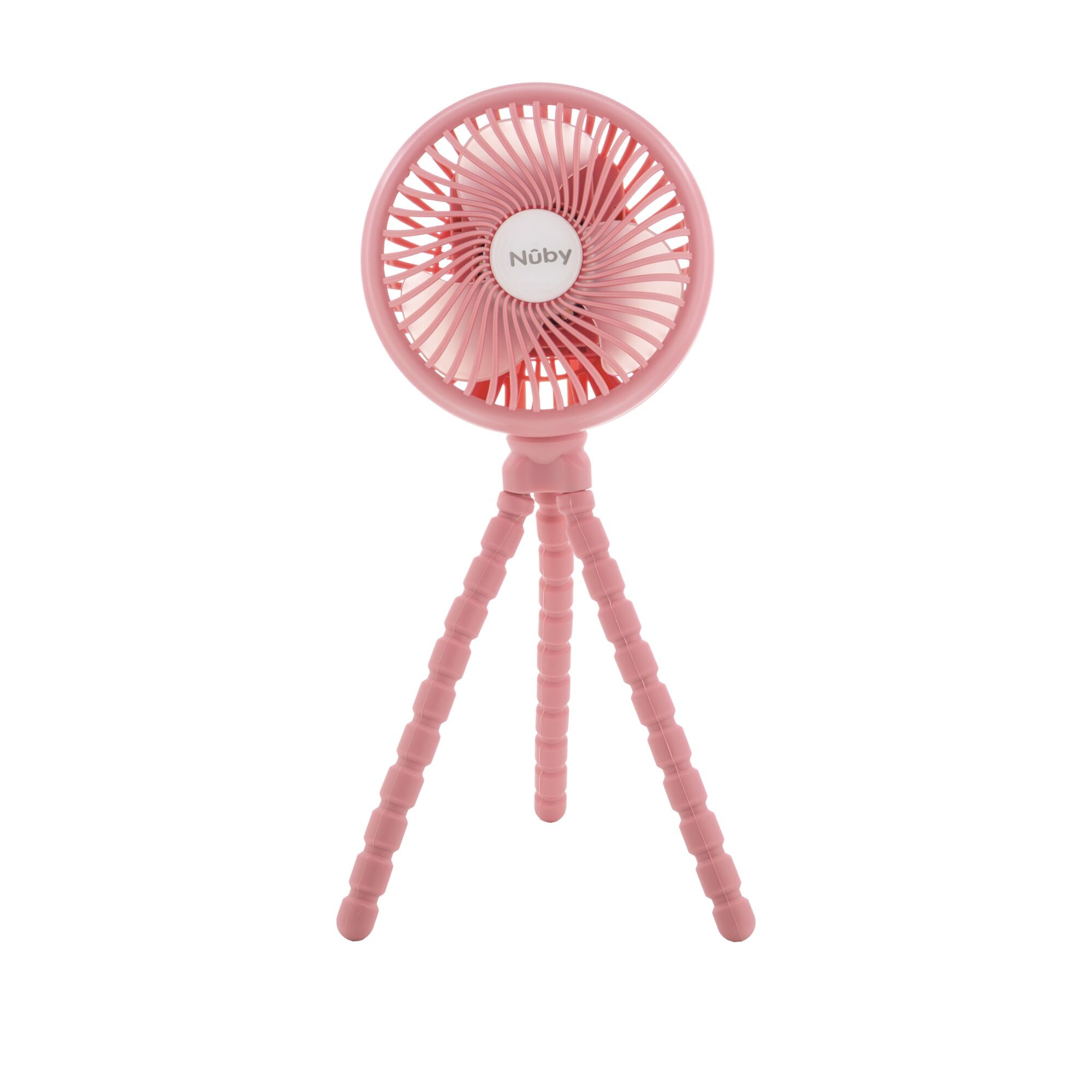 Large LED Stroller Fan | Pink (O8BH)