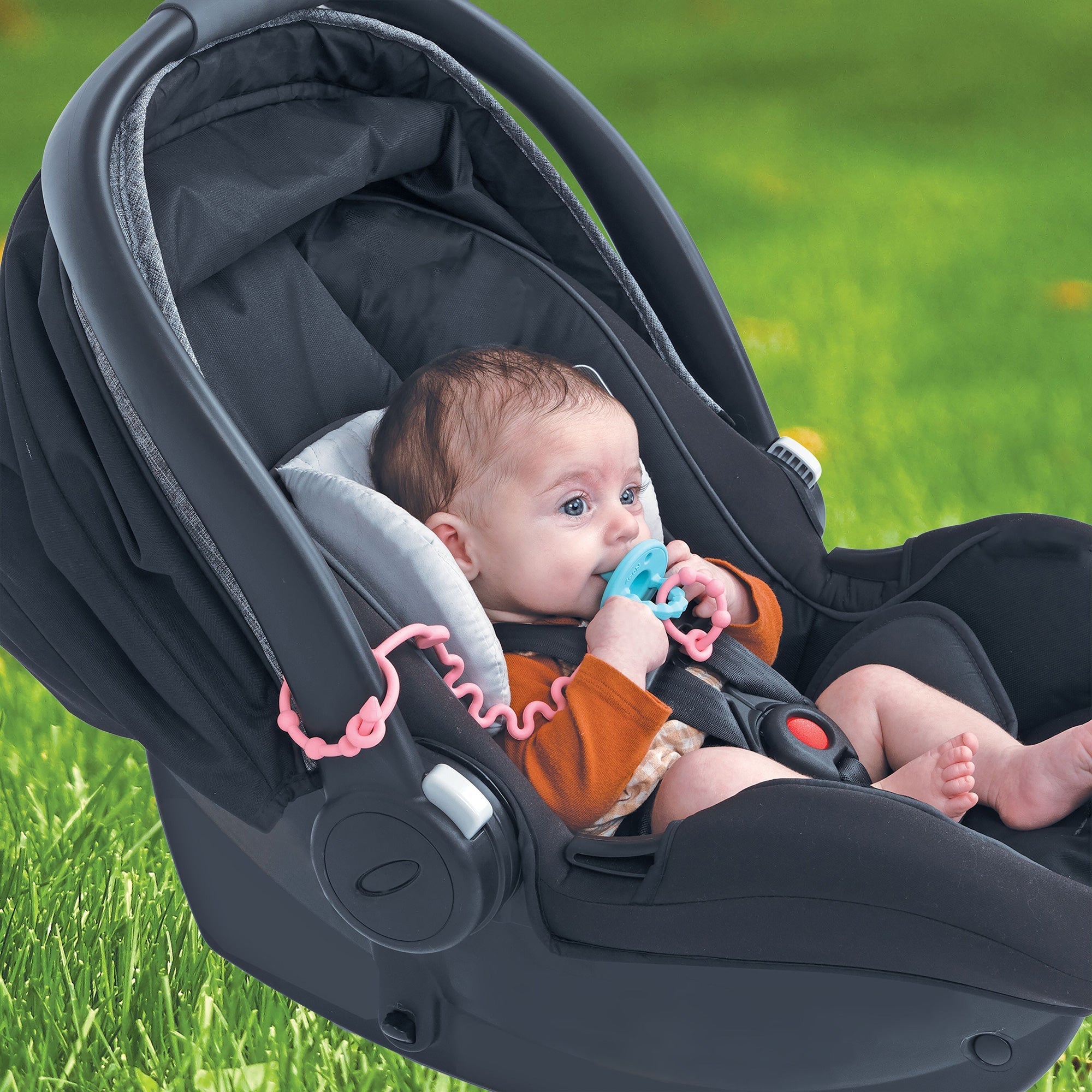 Pacifier & Bottle Bungee Set (4 Pack) (90HR)