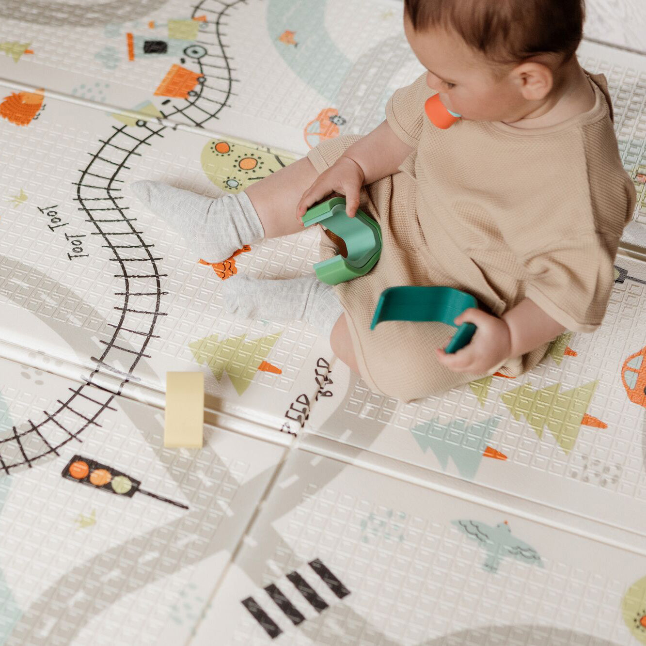 Reversible Floor Mat | Cars & Roads (6XNQ)