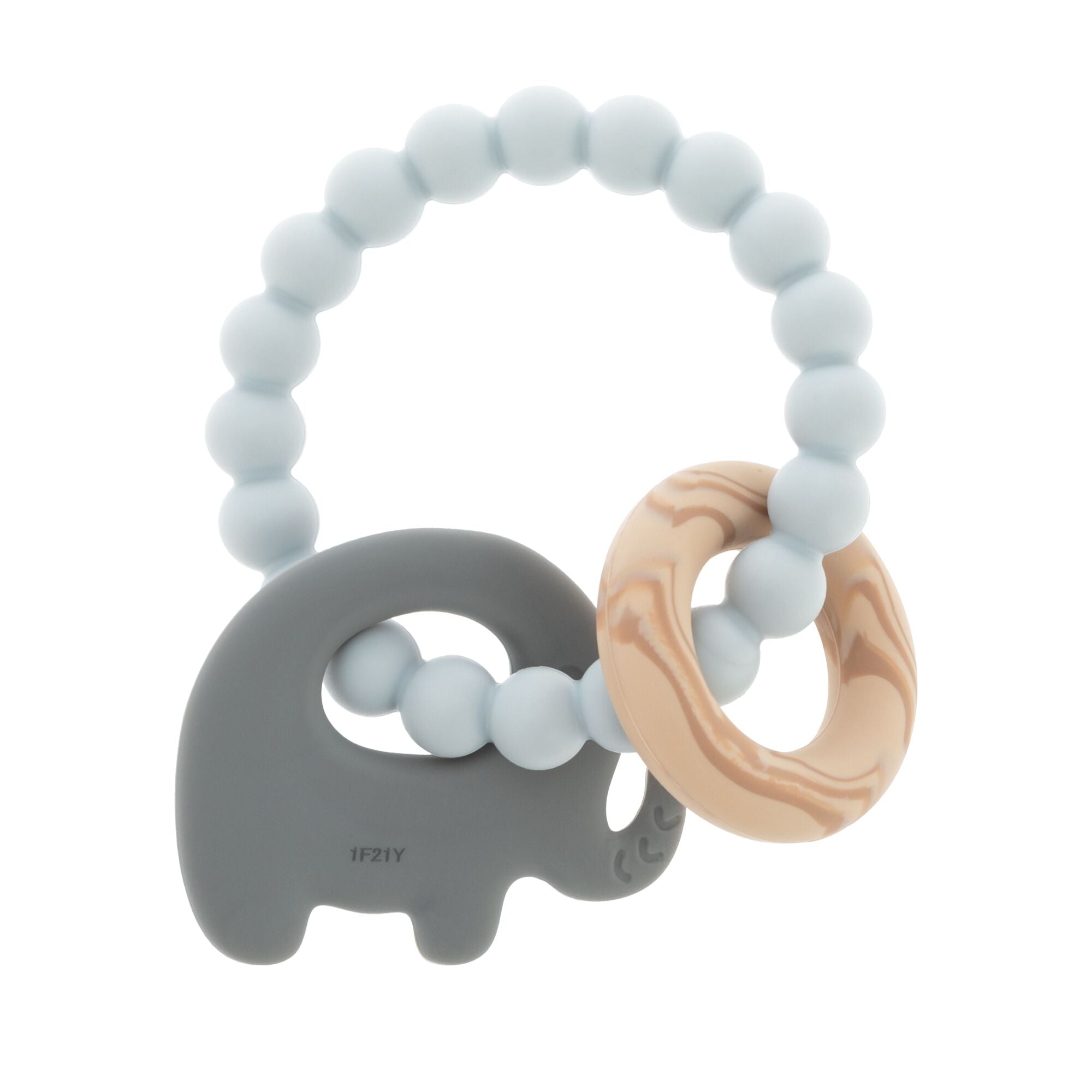 Beaded Silicone Teething Ring (62BH)