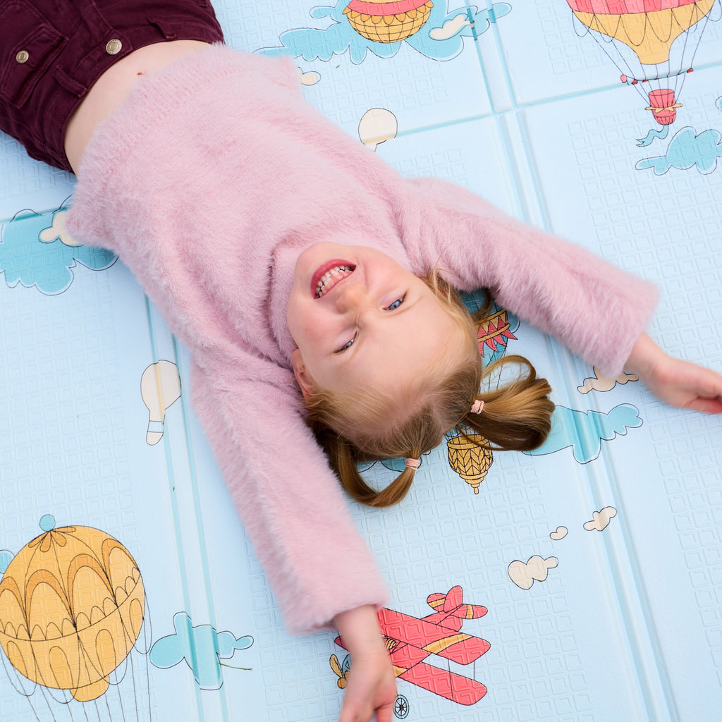 Reversible Floor Mat | Hot Air Balloons (CY59)