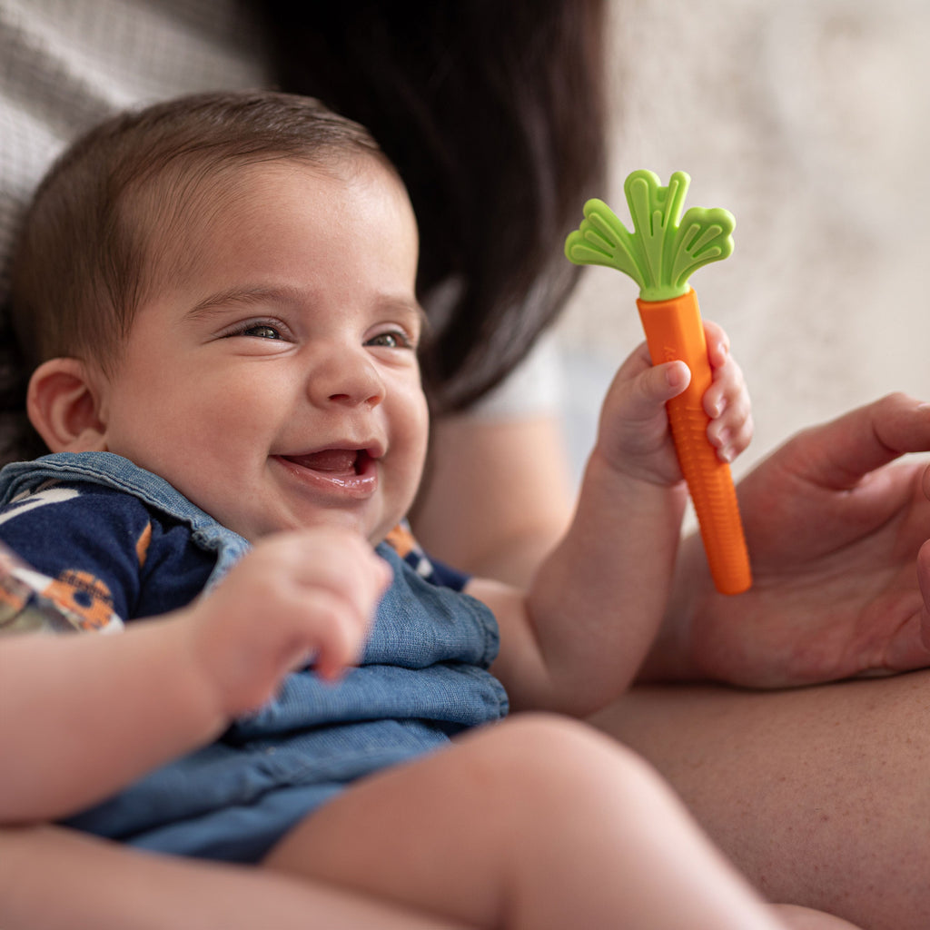 Silicone Carrot Tube Teether (8O83)