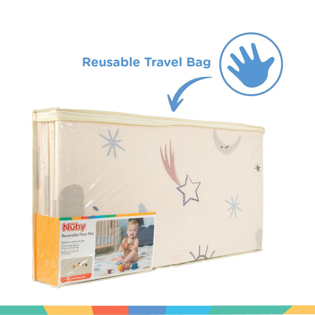 Reversible Floor Mat | Rainbows & Sky (D3IT)