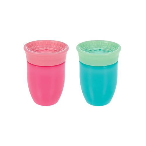 360 Wonder Cup (2 Pack - 7 oz) | Pink/Aqua (D4IP)