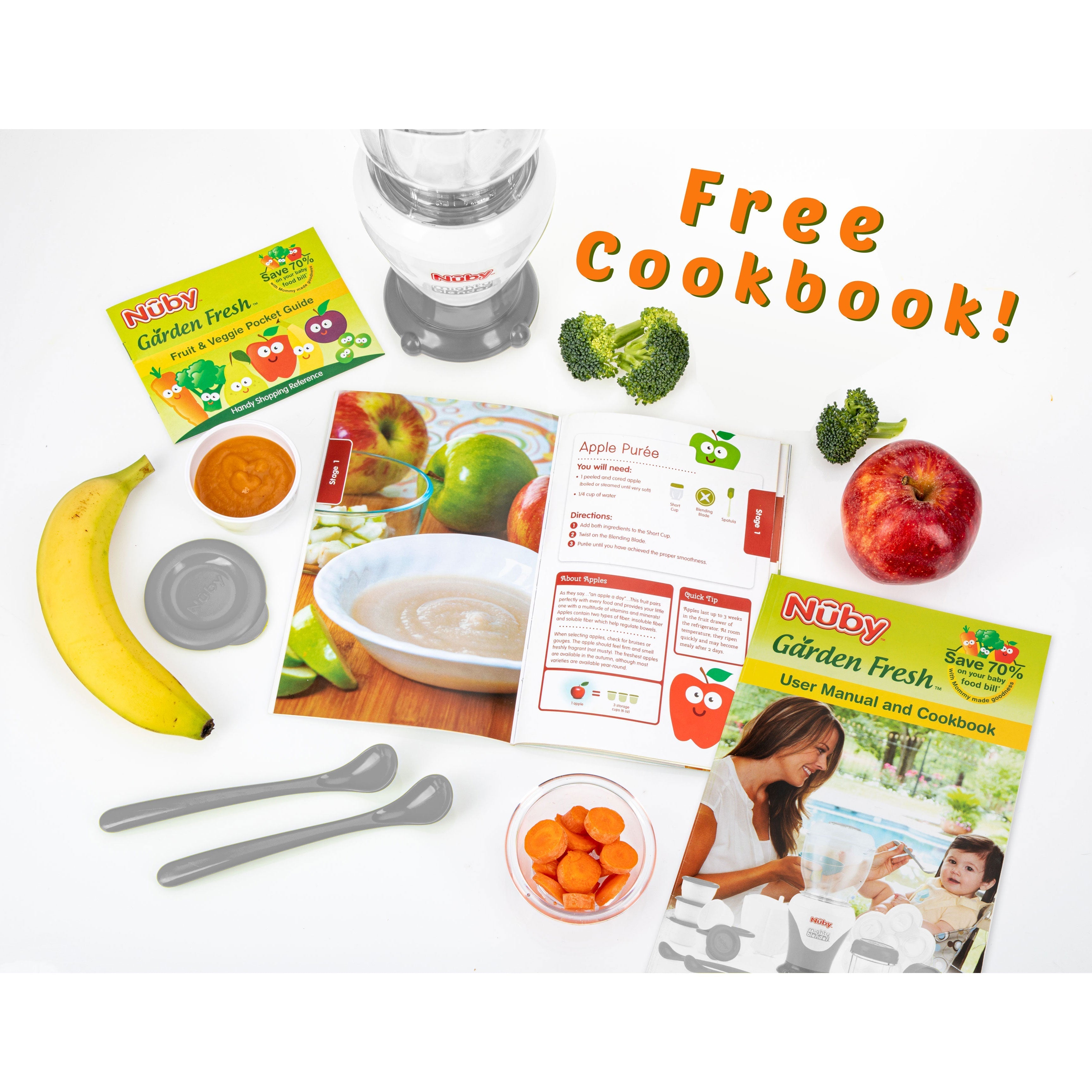 Mighty Blender 22-Piece Baby Food System (QSOM)